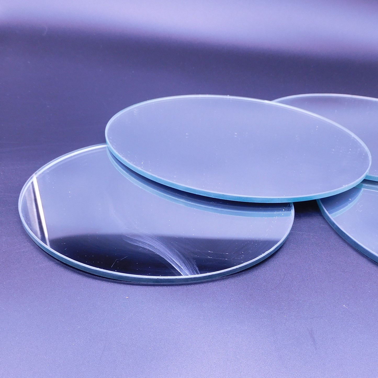 Elevate Your Decor Transform Your Space with a Set of 4 Round Display Mirrors (7186)