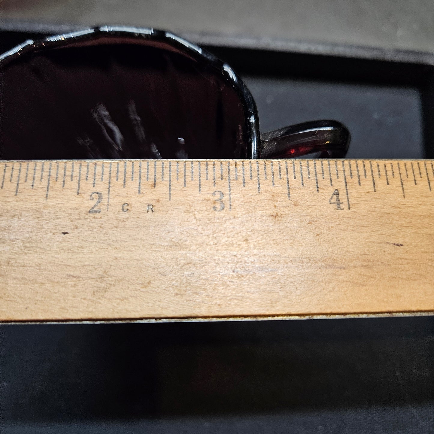 Vtg Hazel Atlas Amethyst Newport Hairpin Sugar & Cream Bowl Depression Glass Set 7831