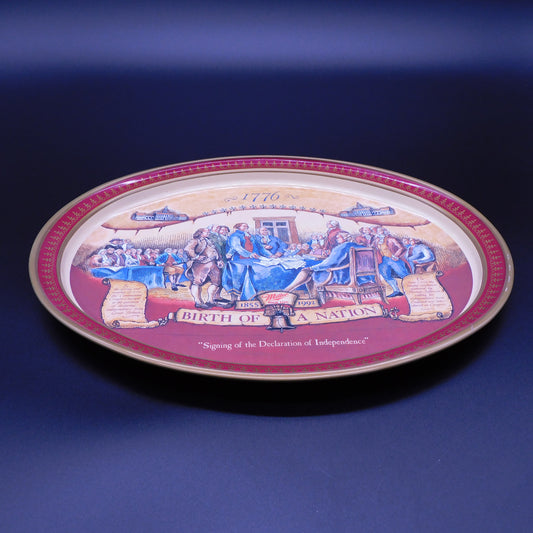 1992 Miller High Life Serving Tray, Spirit of 1776 Signing of The Declaration of Independence, 7031