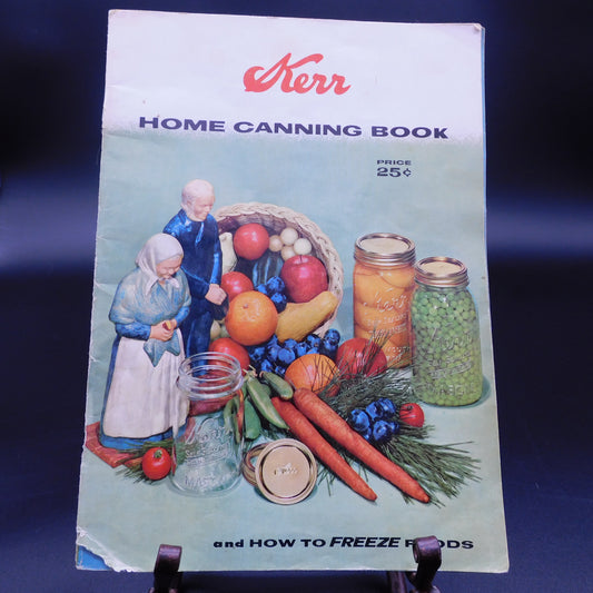Collectible Kerr Canning Book 1958 | How to Freeze Foods | Vintage Kitchen Decor (7140H) Free Shipping