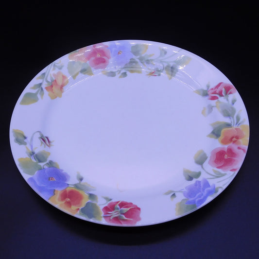 Gorgeous Corelle Pansy Pattern Plate - 10 1/4 - Farmhouse Kitchen Decor (7152)