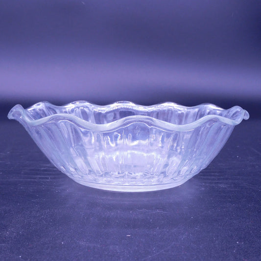 Vintage Glass Bowl: Sunburst Elegance to Elevate Your Space (7169)