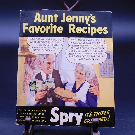 Aunt Jenny's Favorite Recipes Pamphlet, Spry Advertising, Cook Book (WN3) Free Shipping