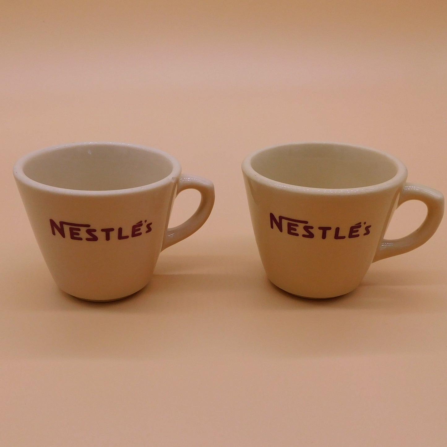 Vintage Nestle' Coffee Mugs, Inca Ware Shenago Restaurant Ware (6853) FREE SHIPPING!!