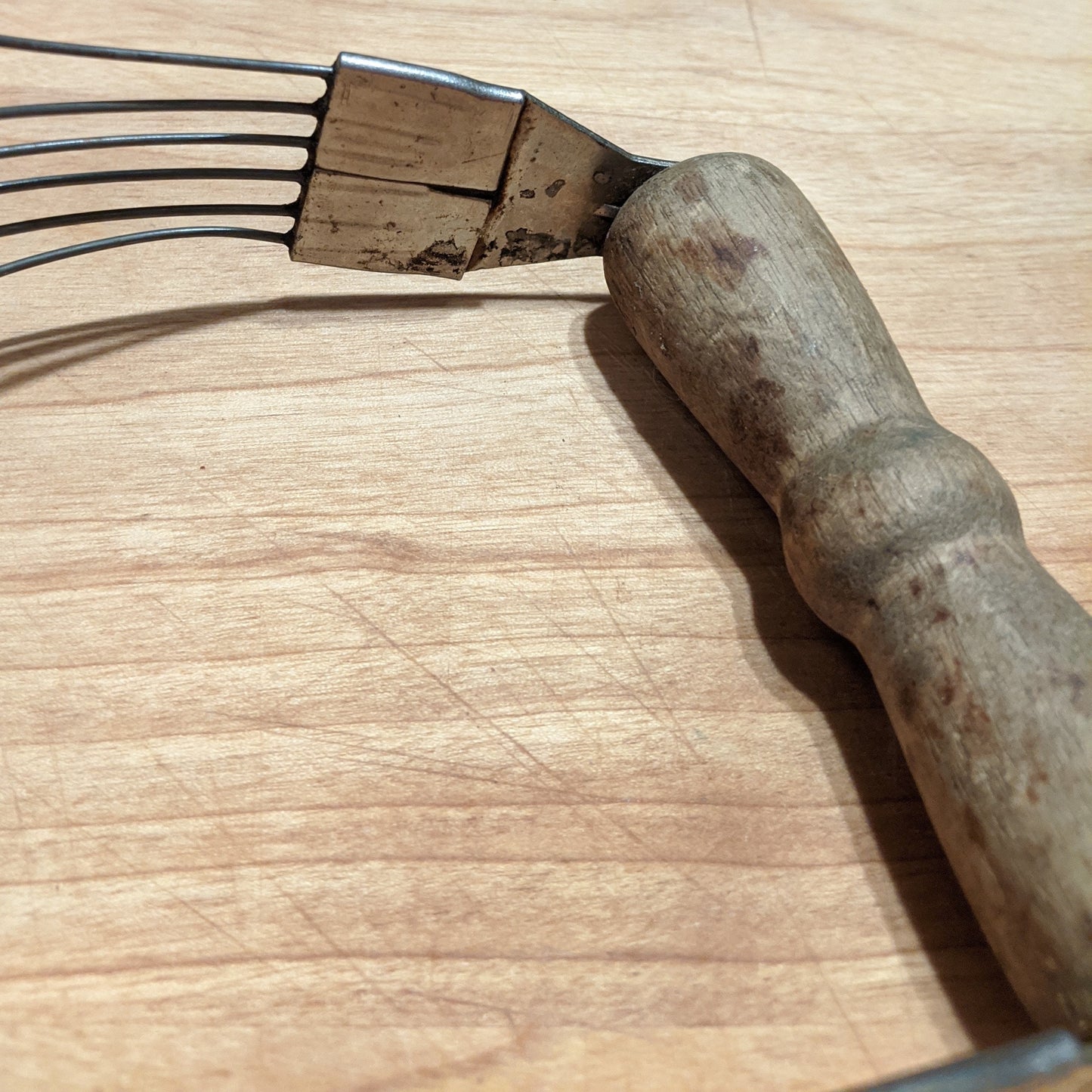 Vintage Androck Pastry Dough Blender, Wood Handle, Baking Tool, Kitchen Decor, Farmhouse Decor (5030) FREE SHIPPING!!