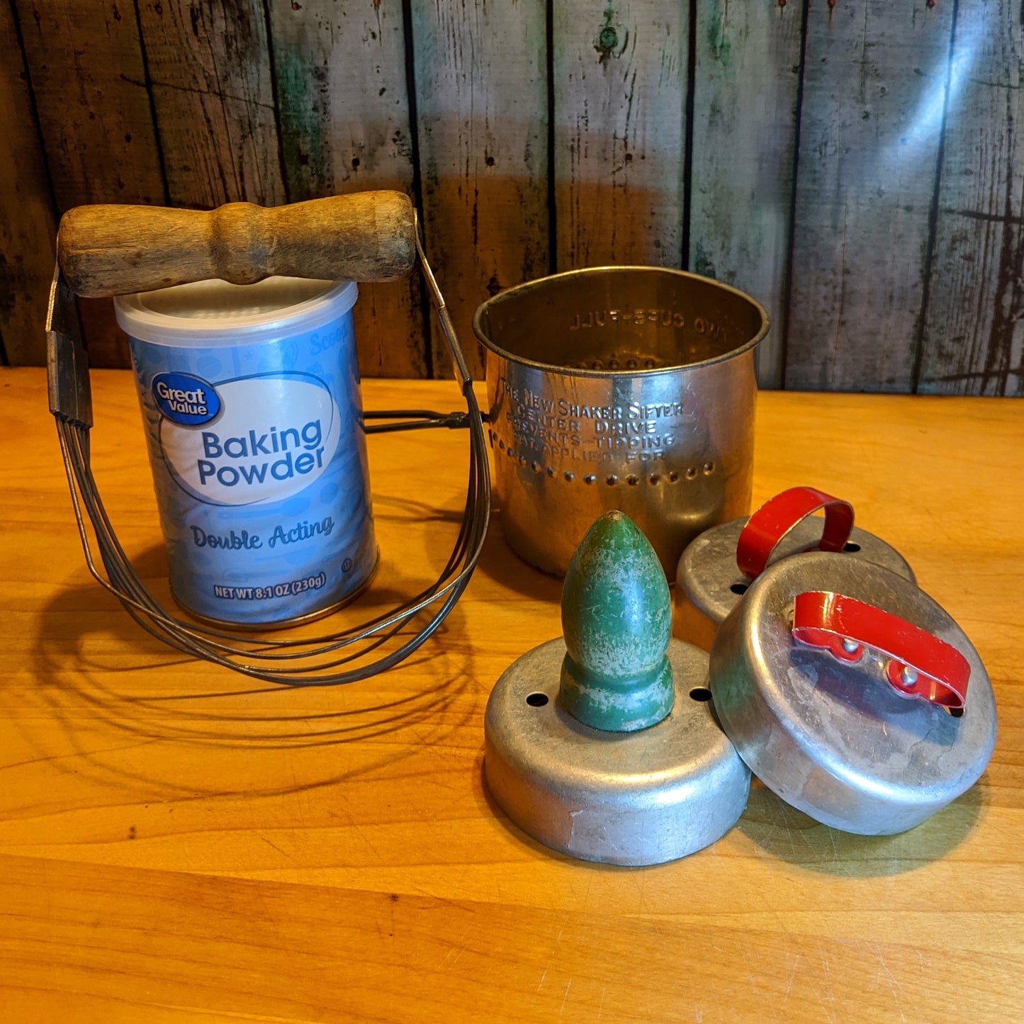 Vintage Androck Pastry Dough Blender, Wood Handle, Baking Tool, Kitchen Decor, Farmhouse Decor (5030) FREE SHIPPING!!